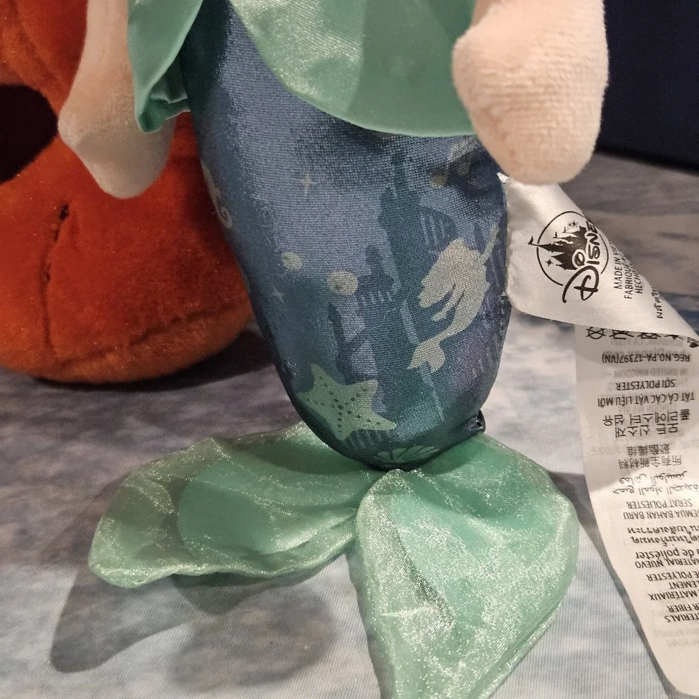 Disney Ariel & Treasure Palace Pet‎ Cat Build A Bear Plush Bundle Little Mermaid